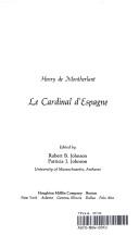 Cover of Le cardinal d'Espagne by Henry de Montherlant