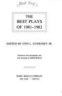 Cover of The Best Plays of 1981-1982 (Burns Mantle Yearbook) by Otis Guernsey