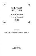 Cover of Spenser Studies by Unknown