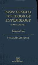 Front cover of General Textbook of Entomology by A.D Imms