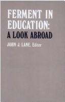Cover of Ferment in Education by John J. Lane