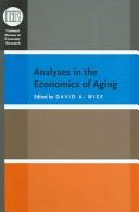 Cover of Analyses in the Economics of Aging by David A. Wise
