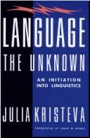 Cover of Language - The Unknown by Julia Kristeva
