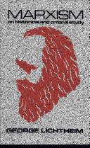 Front cover of Marxism by George Lichtheim