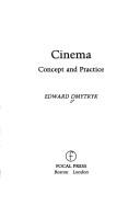 Cover of Cinema by Edward Dmytryk