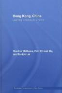 Cover of Hong Kong, China by Gordon Mathews