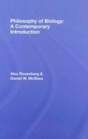 Cover of Philosophy of Biology by Alex Rosenberg