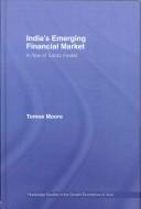 Front cover of India's emerging financial market by Tomoe Moore
