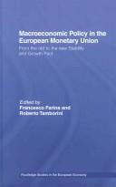 Front cover of Macroeconomic Policy in the European Monetary Union by Frances Farina