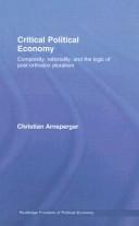 Cover of Critical Political Economy by Christian Arnsperger
