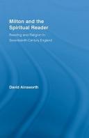 Cover of Milton and the spiritual reader by David Ainsworth