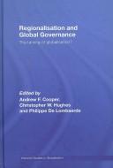 Front cover of Regionalisation and Global Governance by Andrew F. Coope