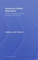 Front cover of Indian Education in America by Matth Fletcher