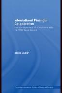 Cover of International Financial Co-Operation by Bryce Quillin