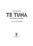 Front cover of Legend of Te Tuna Uk by Richard Adams