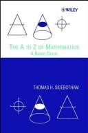 Front cover of The A to Z of Mathematics by Sidebotham