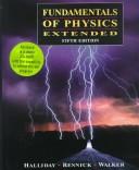 Front cover of Fundamentals of Physics Extended by Jearl Walker