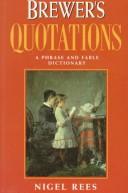 Cover of Brewer's Quotations by Ebenezer Cobham Brewer