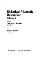 Front cover of Biological Magnetic Reson (Biological Magnetic Resonance) by Berliner