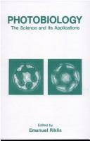 Front cover of Photobiology by International Congress on Photobiology (10th 1988 Jerusalem)