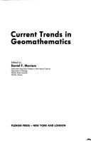 Cover of Current Trends in Geomathematics (Computer Applications in the Earth Sciences) by Daniel Merriam