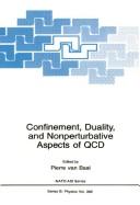 Cover of Confinement, Duality, and Non-Perturbative Aspects of QCD by Pierre van Baal