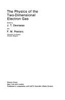 Front cover of The physics of the two-dimensional electron gas by NATO Advanced Study Institute on the Physics of the Two-Dimensional Electron Gas (1986 Oostduinkerke, Belgium)