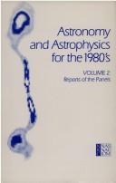 Cover of Astronomy and Astrophysics for the 1980's, Volume 2 by National Research Council (US)