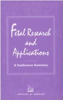 Front cover of Fetal Research and Applications by Conference Committee on Fetal Research and Applications