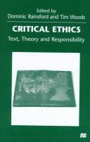 Front cover of Critical ethics by Dominic Rainsford