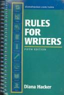Front cover of Rules for Writers 5e and Comment for Rules for Writers 5e by Diana Hacker