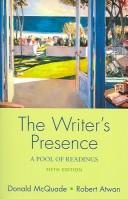 Front cover of Writer's Presence 5e & ix visual exercises by Donald McQuade