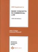 Cover of Basic Concepts in Commercial Law 2000 by John F. Dolan