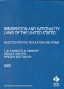 Front cover of Immigration and Nationality Laws of the United States by Thomas Alexander Aleinikoff