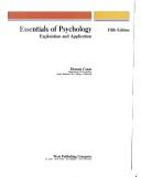 Front cover of Essentials of psychology by Dennis Coon