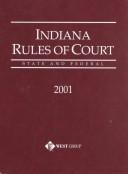 Front cover of Indiana Rules of Court by Unknown