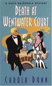 Front cover of Death At Wentwater Court (Daisy Dalrymple #1) by Carola Dunn