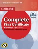 Cover of Complete first certificate by Guy Brook-Hart