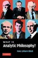 Front cover of What is Analytic Philosophy? by Hans-Johann Glock