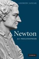 Cover of Newton as philosopher by Andrew Janiak