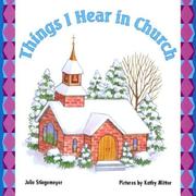 Front cover of Things I hear in church by Julie Stiegemeyer