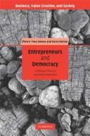 Front cover of Entrepreneurs and democracy by Pierre-Yves Gomez