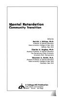 Cover of Mental retardation by Patrick J. Schloss