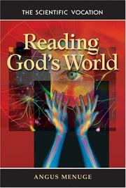 Cover of Reading God's World by Angus J. L. Menuge