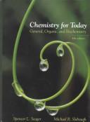 Front cover of Chemistry for Today by Spencer L. Seager