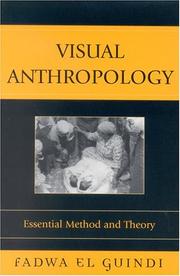 Front cover of Visual anthropology by Fadwa El Guindi