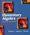 Cover of Elementary Algebra by Kathy Yoshiwara