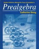 Cover of Student Solutions Manual for Tussy and Gustafson's Prealgebra by Catherine Gong