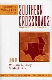 Front cover of Religion and Public Life in the Southern Crossroads by Lindsey William