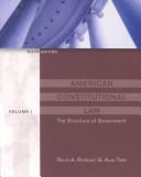 Cover of American Constitutional Law by Ralph A. Rossum
